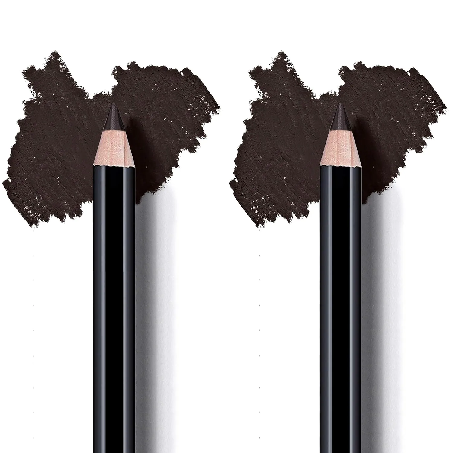 Natural Hypoallergenic Eyeliner Pencils, Double Brown Pack