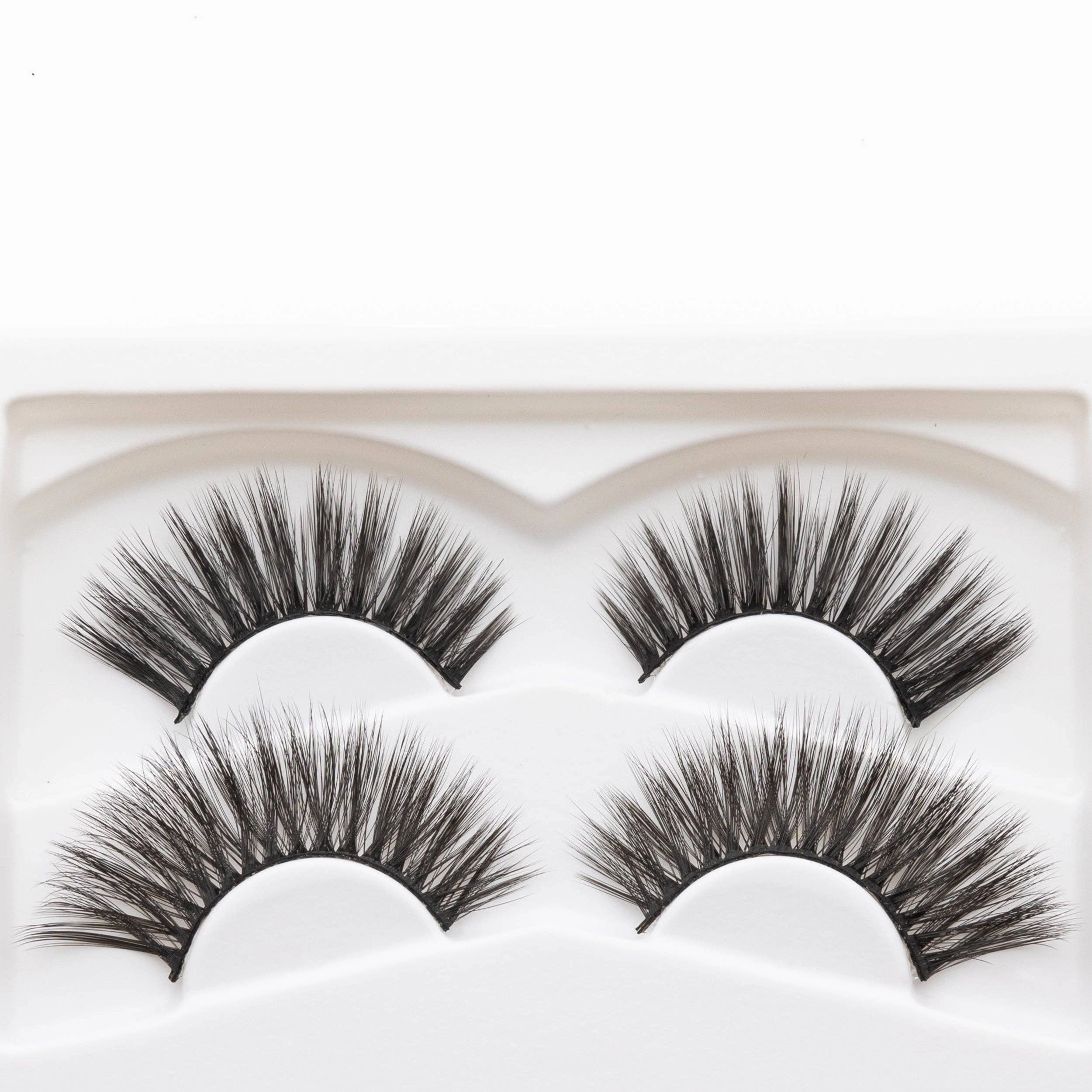 Natural False Eyelashes - No Glue Black Eyeliner and Lashes: Natural Looking Lashes