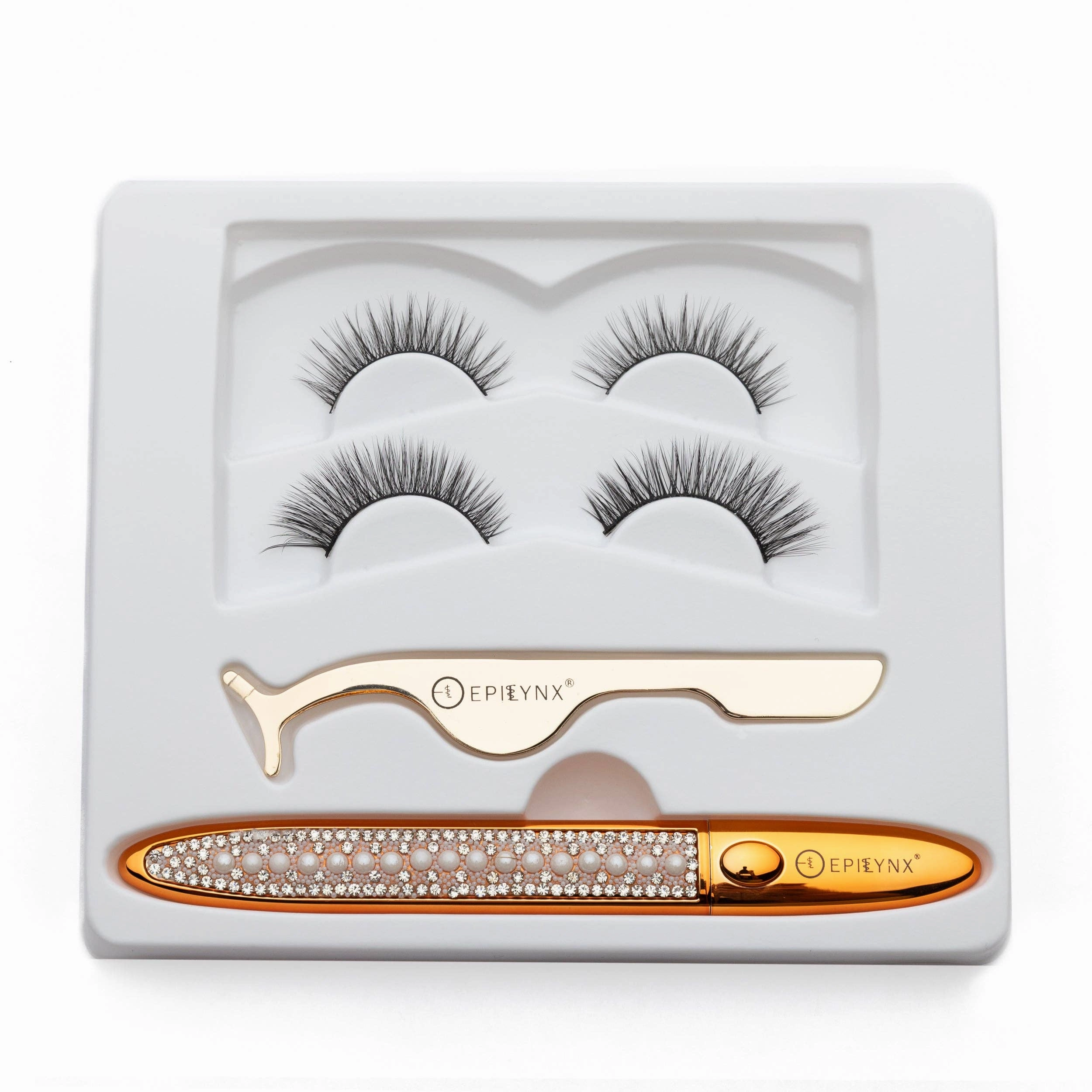 Natural False Eyelashes - No Glue Black Eyeliner and Lashes: Natural Looking Lashes