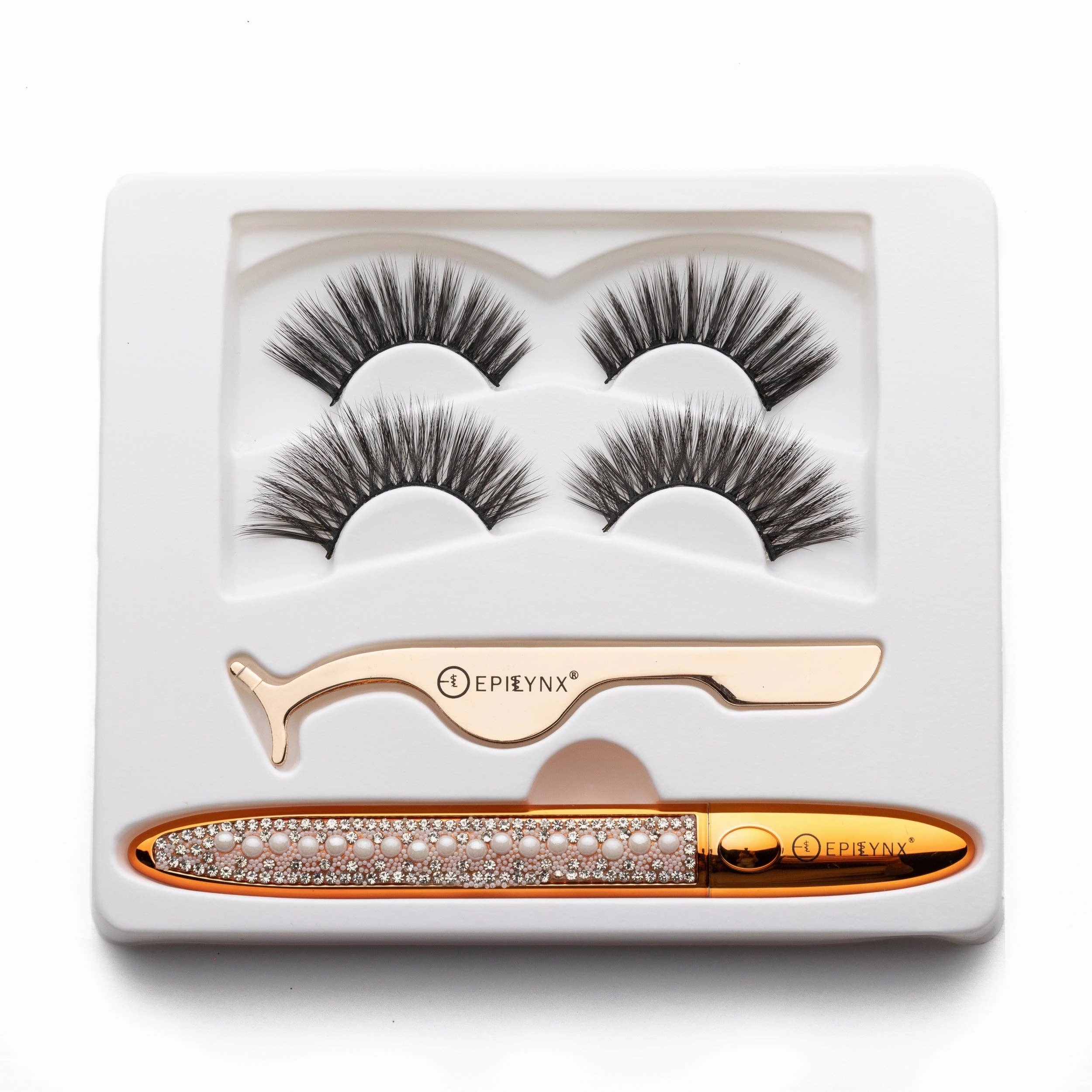 Natural False Eyelashes - No Glue Black Eyeliner and Lashes: Natural Looking Lashes