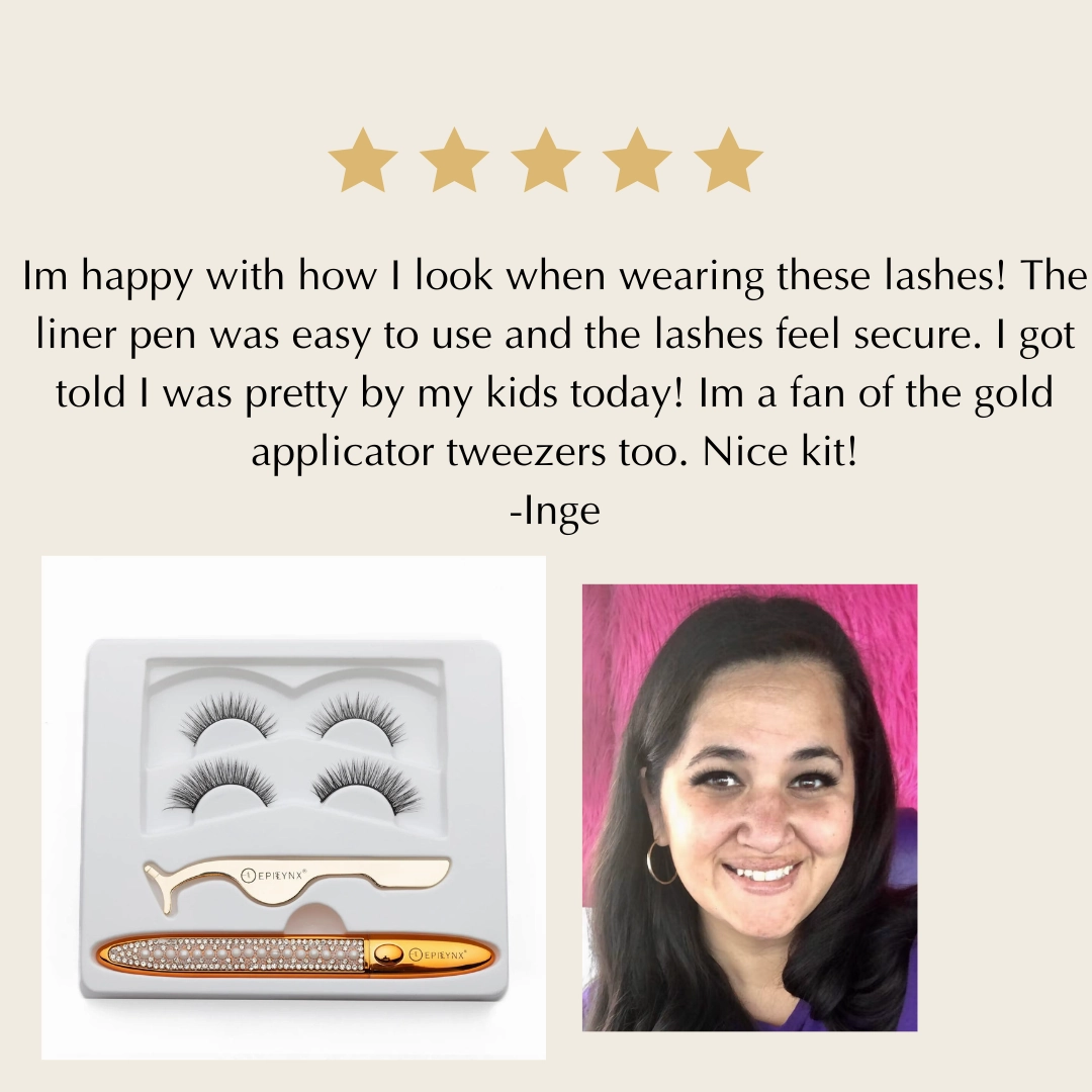 Natural False Eyelashes - No Glue Black Eyeliner and Lashes: Natural Looking Lashes