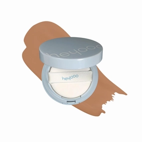Natural Glow Foundation - Light to Medium Coverage Cushion Foundation with Hyaluronic Acid & Tea Tree Extract - Vegan & Cruelty-Free Cream - K Beauty - 15g/0.52oz - Praline