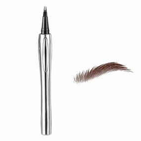 Natural Wild Eyebrows, Micro-Fork Brush-Tip, Pencil 24HR Long-lasting Waterproof Brows Pencil, Double Point Eyebrow Pen, Eyebrow Pen Liquid Pen (Dark brown)