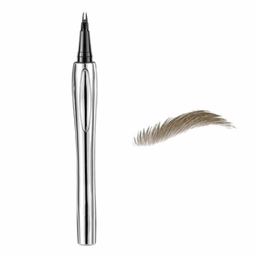 Natural Wild Eyebrows, Micro-Fork Brush-Tip, Pencil 24HR Long-lasting Waterproof Brows Pencil, Double Point Eyebrow Pen, Eyebrow Pen Liquid Pen (Light brown)