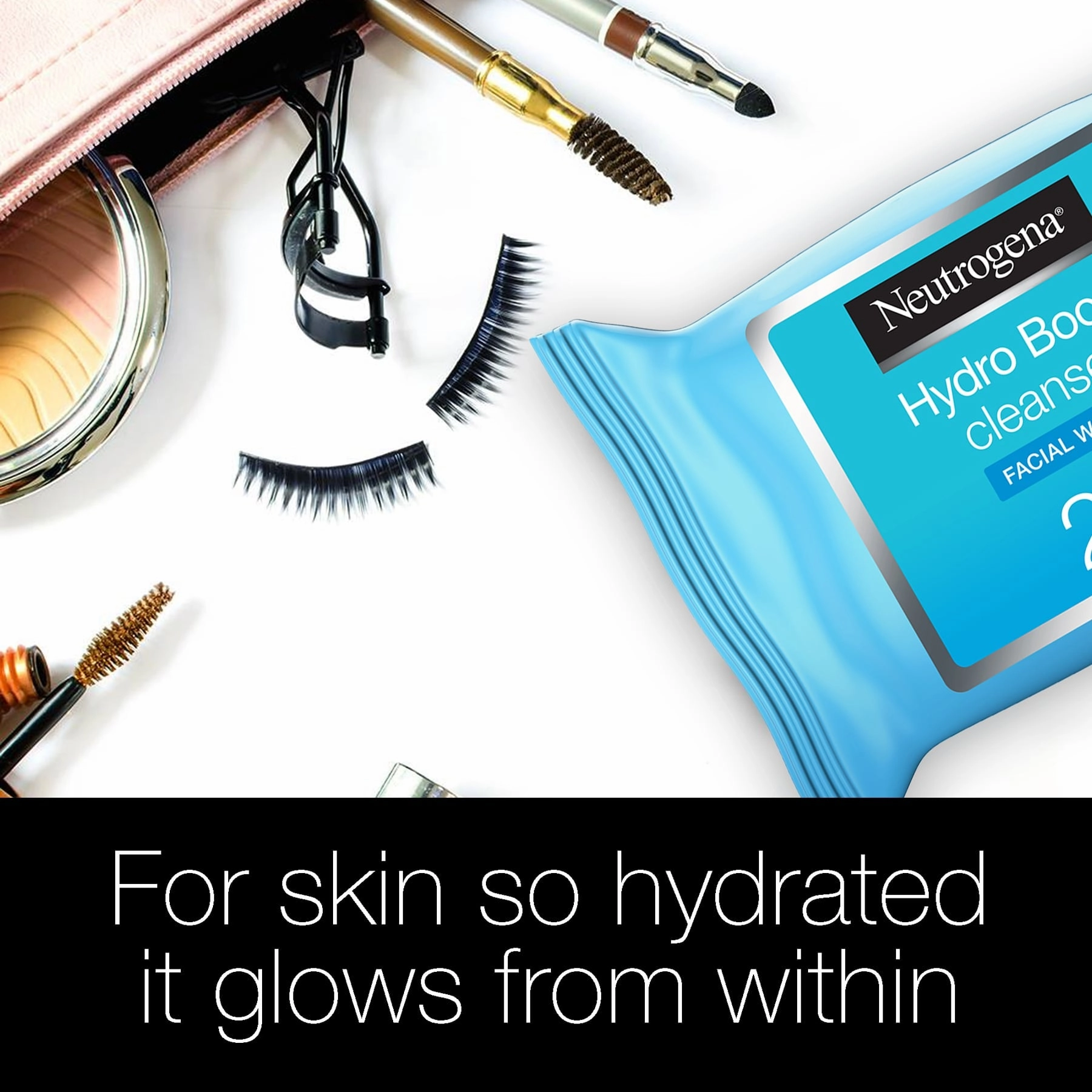 Neutrogena Hydro Boost Cleansing Facial Wipes 25pcs
