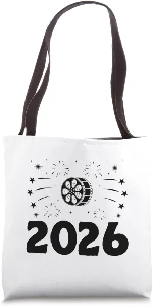 New Year Animation Draw Sketch Animate Storytelling Tote Bag
