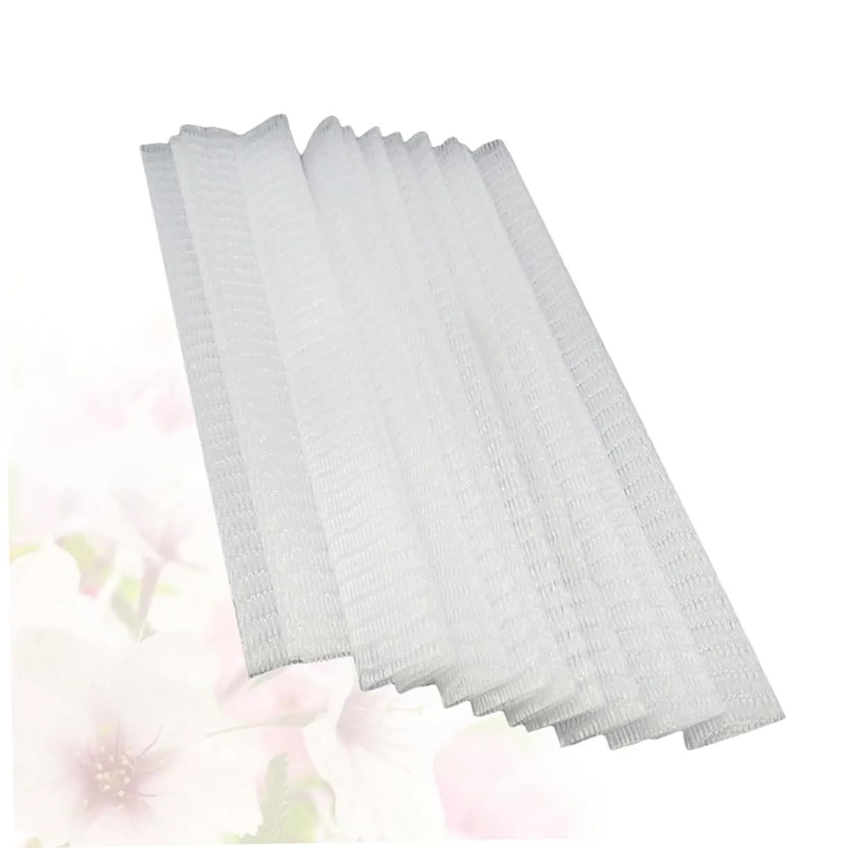 NOLITOY 2sets Makeup Brush Holder Cover Mesh Brush Protector for Travel Elastic Protect Your Makeup 100pcs*2