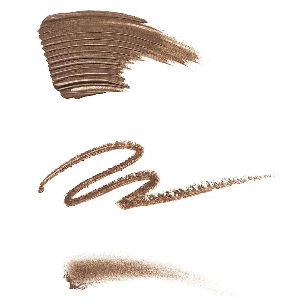 NYX PROFESSIONAL MAKEUP 3-In-1 Brow Pencil, Eyebrow Pencil - Soft Brown