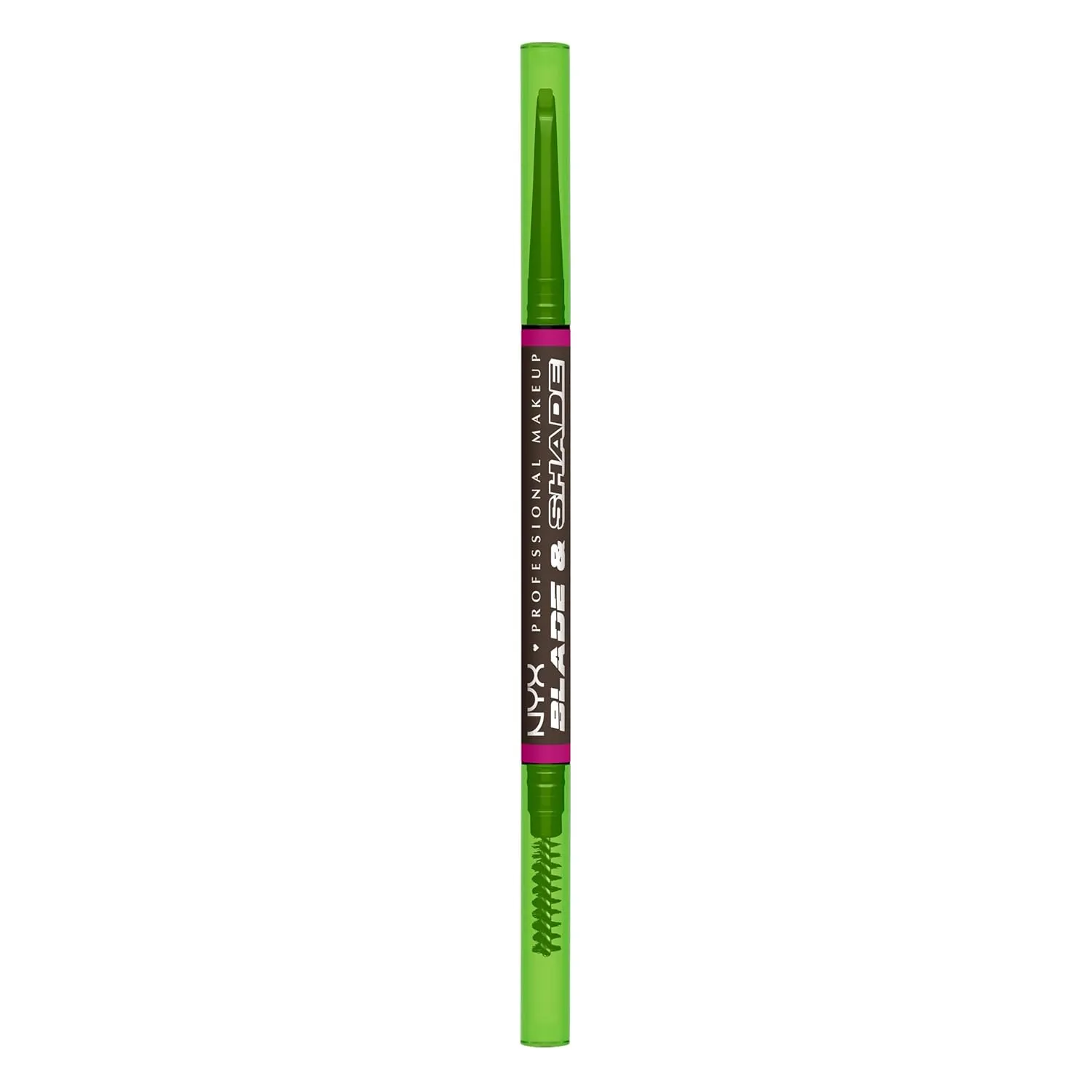 NYX PROFESSIONAL MAKEUP Blade & Shade Brow Pencil, Nano Mechanical Eyebrow Pencil, Up to 16HR Make Up Wear - Ash Brown