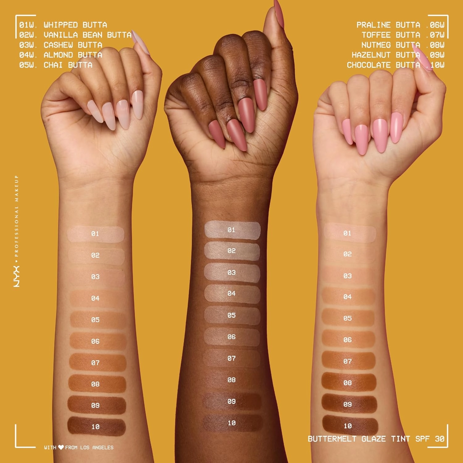 NYX PROFESSIONAL MAKEUP Buttermelt Glaze Soft Glow Skin Tint   SPF 30, Up To 12HR Wear, 08 Nutmeg Butta