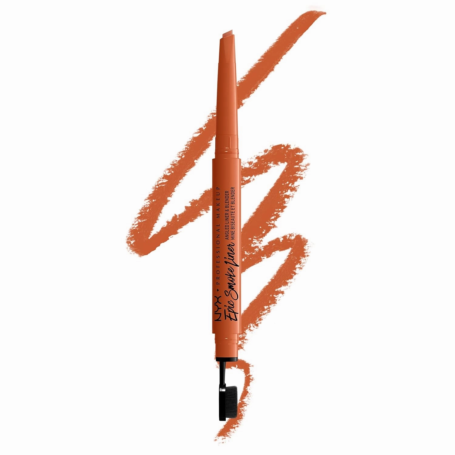 NYX PROFESSIONAL MAKEUP Epic Smoke Liner, Vegan Smokey Eyeliner - Fired Up (Burnt Orange) (Pack of 2)