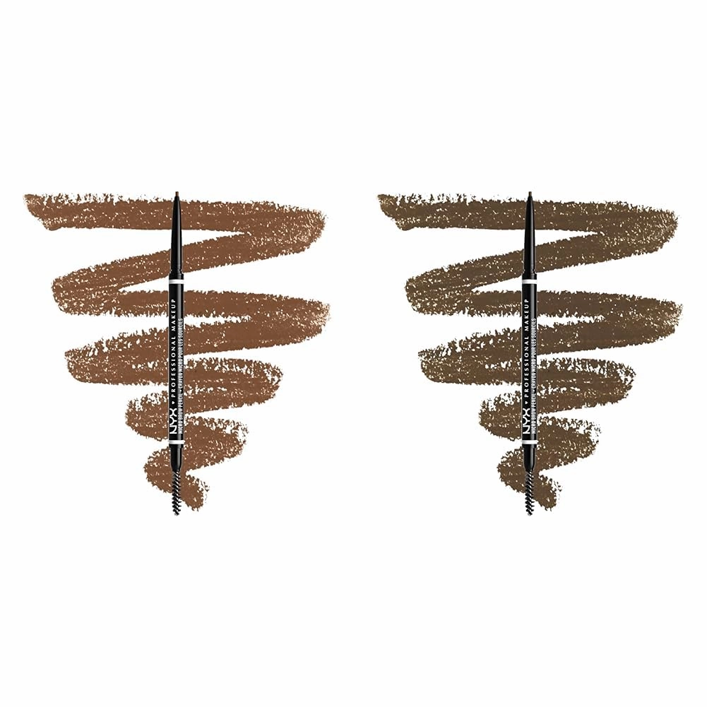 NYX PROFESSIONAL MAKEUP Micro Brow Pencil Bundle - Cool Ash Brown and Ash Brown