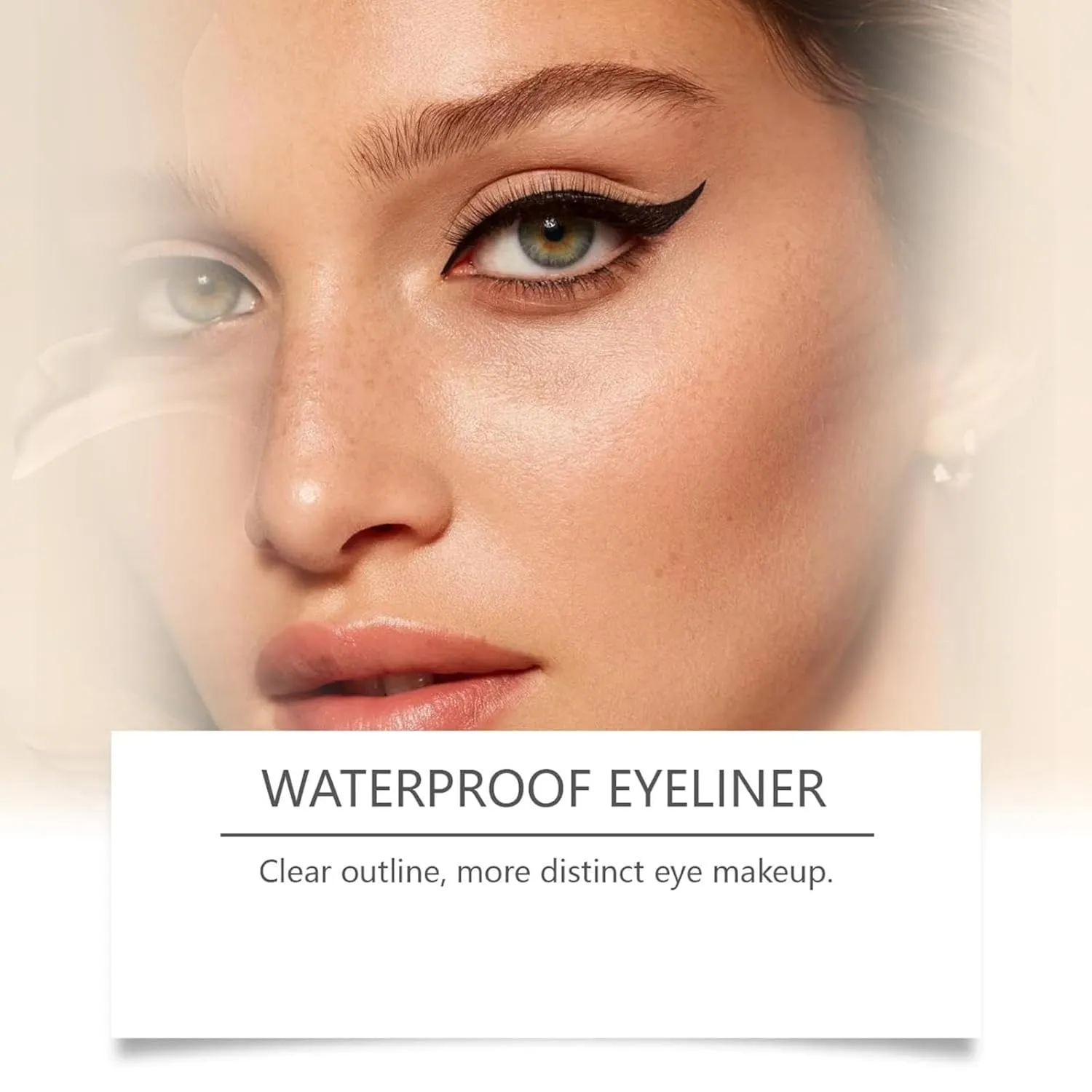 Occasionalous Eyeliner, Occasionalous 24 Hr Waterproof Eyeliner Duo Sharpenable Eye Pencil, Beyond Draw Eyes Liner Gel Pen, 2 In 1 Long-Lasting Eye Makeup, Smooth And Easy to Color (Black)