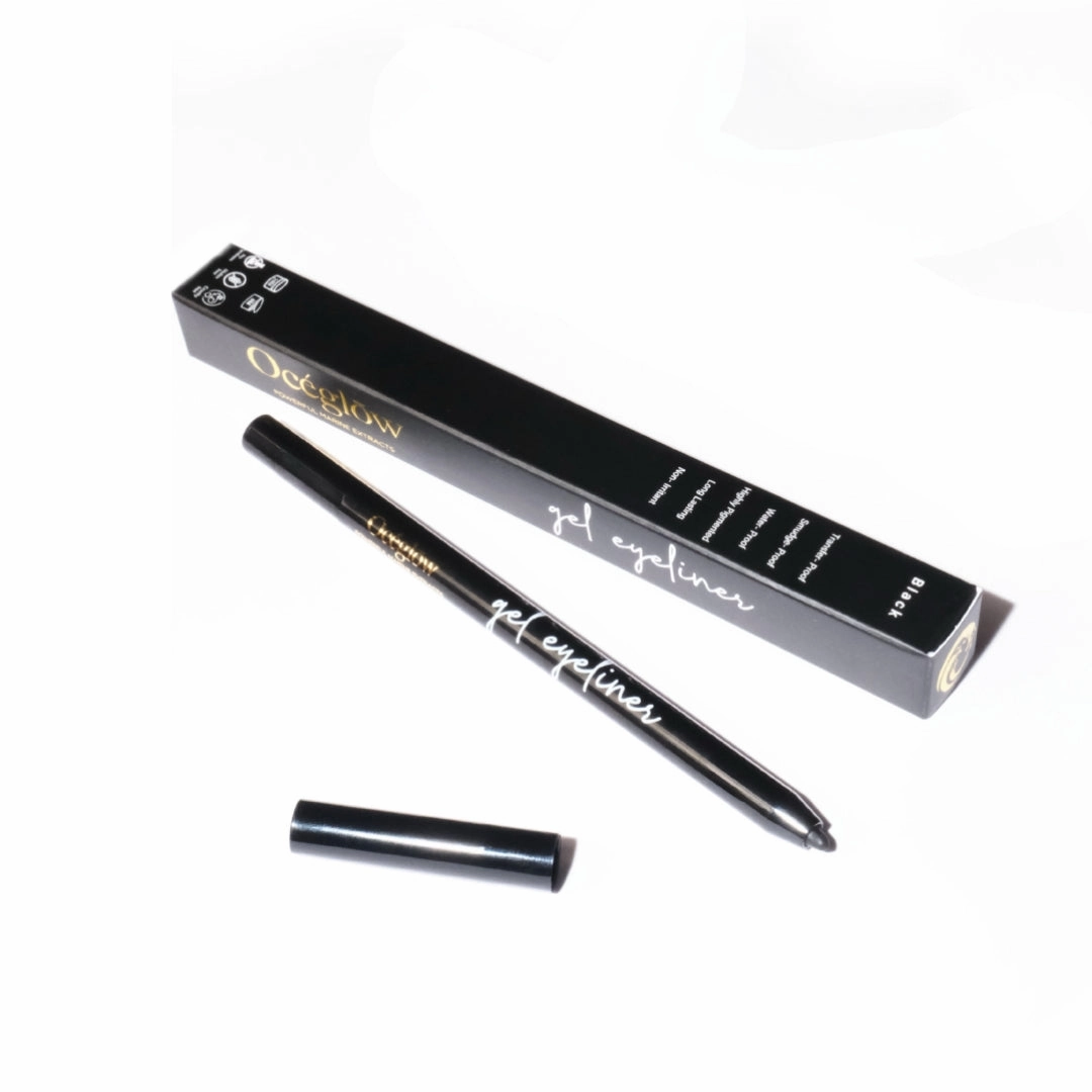 Oceglow South Korean Gel Eyeliner – Intense | 36Hr Long-Lasting, Waterproof, Smudge-Proof