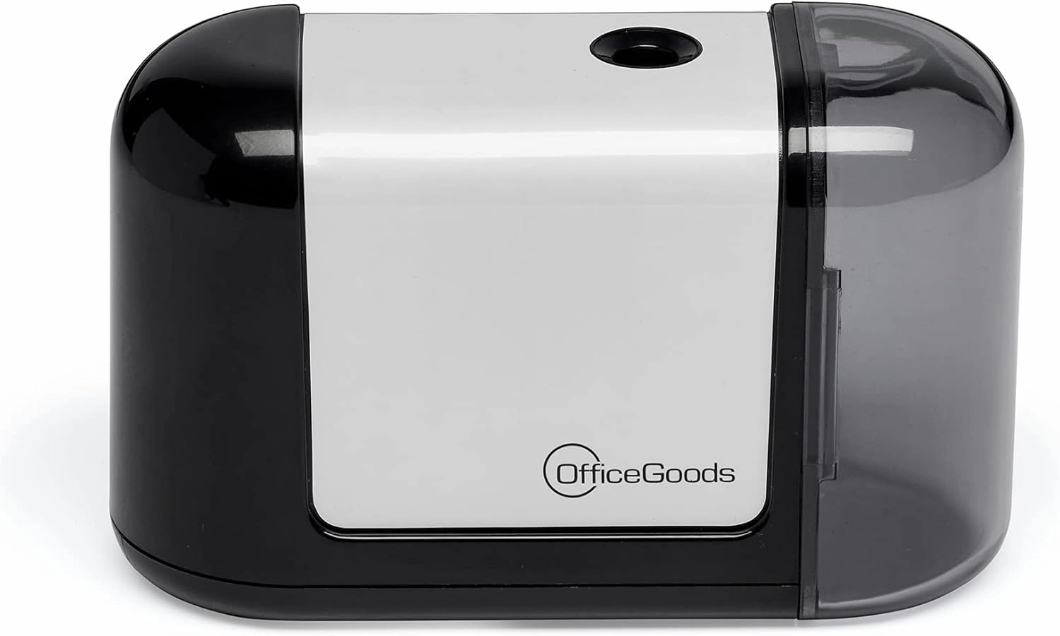 OfficeGoods Mini-Pro Electric Pencil Sharpener - Cordless Portable Sharpener - Battery Operated - Compact & Powerful for Home, Office & School - Black