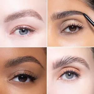 OFIR Brow Trace Precision Brow liner | Waterproof Brow Pencil with Ultra-Fine 1.7mm Tip | Long-Lasting, Blendable, Soft Matte Finish | Chocolate - Dark Brown, 0.003 OZ