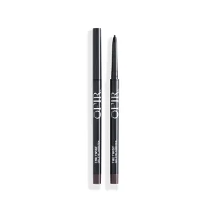 OFIR The Twist Eyeliner Pen | Ultra-fine Gel Tip For Smooth Precision | Eyeliner Waterproof Smudge Proof | 14-hour Wear Mechanical Pen No Sharpener Needed | Ultra-fine 1.5mm Leather Brown 0.002 Oz