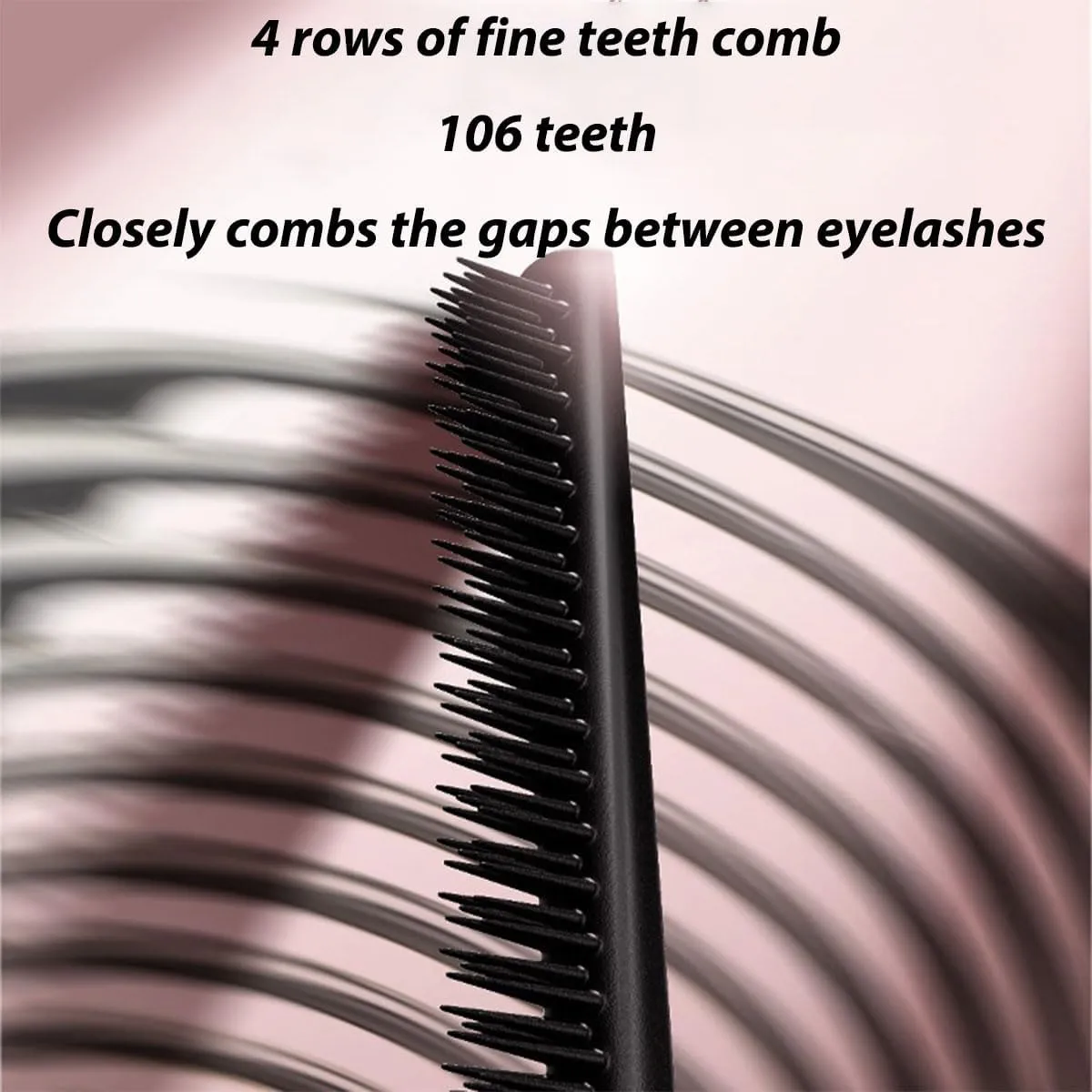 Onlymay Mascara Waterproof Mascara, Onlymay Eye Makeup, Onlymay Comb Mascara, Volumizing, Lengthening, Defining, Curling, Multiplying. Contains An Eyelash Curler (Black)