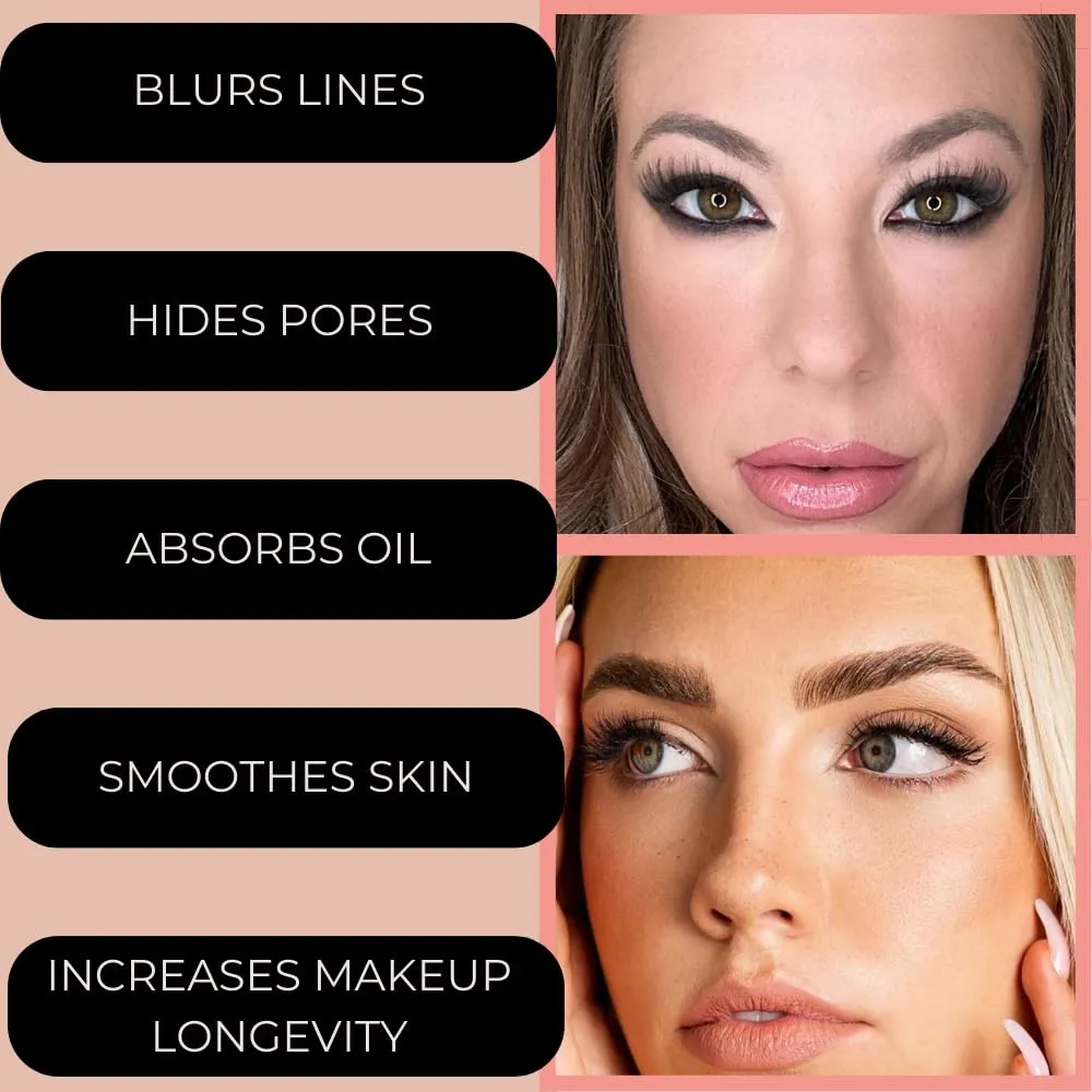 Organic Setting Powder | Non-Toxic, Vegan, Cruelty-Free, Talc-Free, Lightweight   Long Lasting for All Skin Types, Invisible Banana