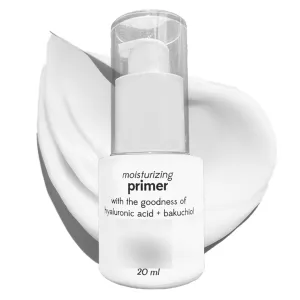Organics Primer for Face Makeup- Infused with Hyaluronic Acid and Bakuchiol, Moisturizing, Hydrating, Non-Greasy, Lightweight, Minimise Pores and Fine Lines, All Skin Type, Vegan - 20ml