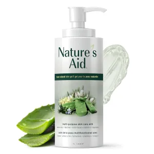 Original Skin Gel with Aloe Vera Extract for Dry, Flaky & Itchy | Facial Acne, Brown Spots, Toner & Cleanser | Sunburn | Rashes | Bug Bites & Stings | Shaving, Waxing & Laser