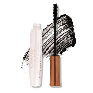 Osmosis Curling & Defining Mascara, Volumizing & Lengthening, Clump-Free, Smudge & Water Resistant, Noir, Blackest Black, 0.37 Fl Oz