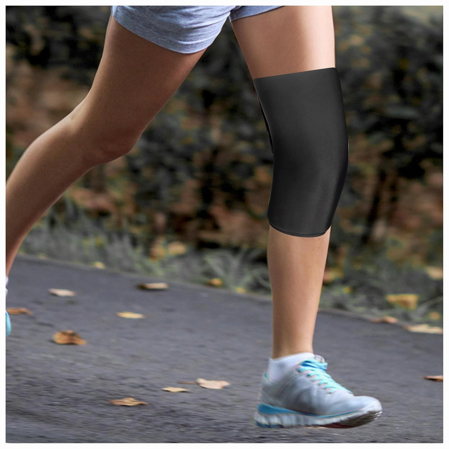 OTC Multi-Use Reusable 360 Degree Gel Sleeve for Thigh, Knee, Arm, Elbow or Calf, Hot or Cold Compression for Back Pain Relief, Small