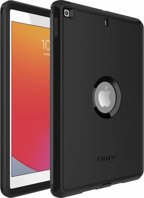 OtterBox Defender Series Case for iPad 7th, 8th & 9th Gen (10.2" Display - 2019, 2020 & 2021 Version) - Black, Rugged, Durable, Multi-Layer Protection