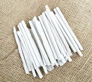 Pack Of 120 (800 grms) Edible Slate Pencils/Slate Bars White Pencils/Natural Limestone Slate Chalk Pencils/Earthy Goodies Edible Thin Slate Chalk Pencils