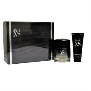 Paco Rabanne Black XS for Men 2 Piece Set (3.3 Ounce Eau de Toilette Spray   3.3 Ounce Shower Gel)