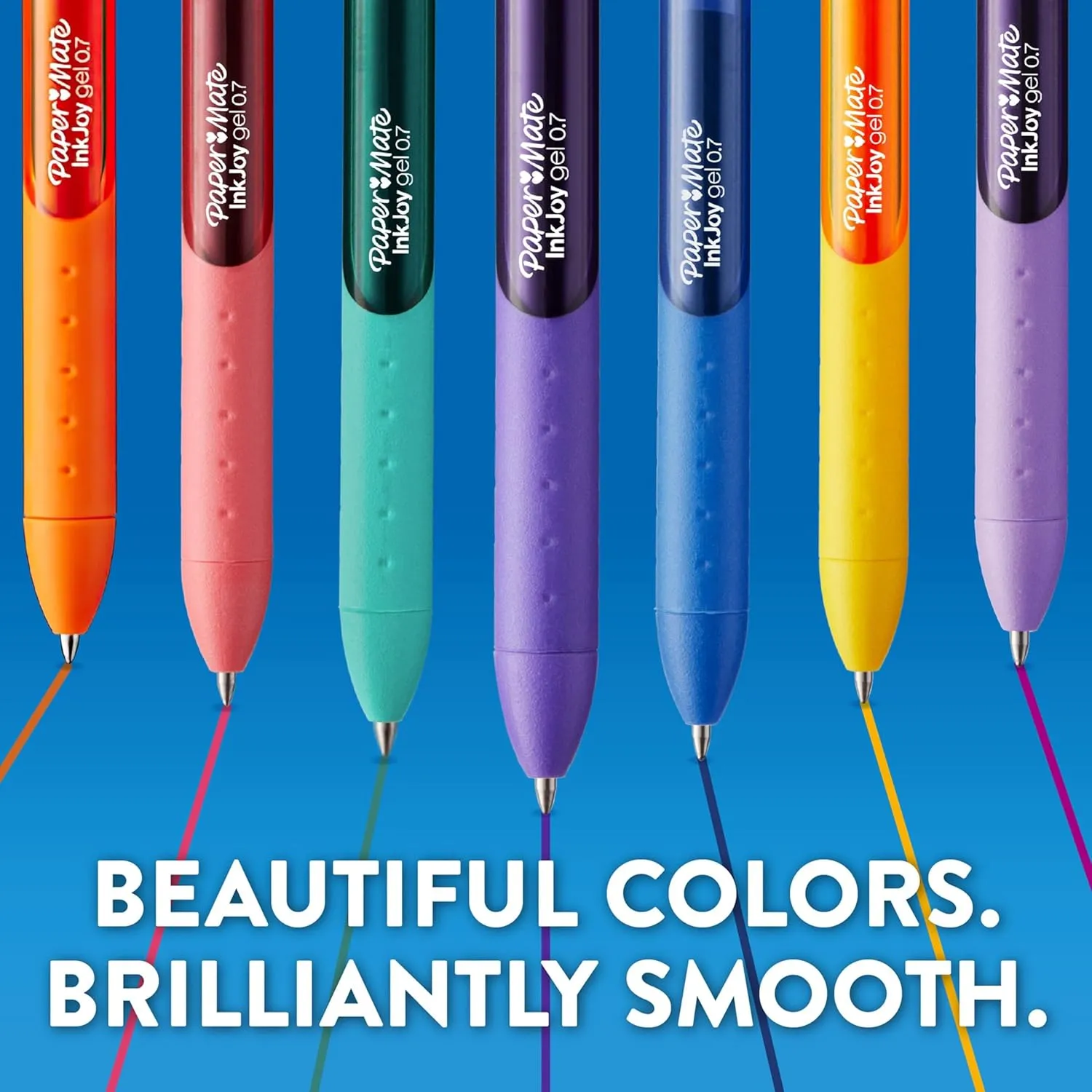 Paper Mate InkJoy Gel Pen Fine Point Black Ink Pens 0.5mm Fine Tip Ergonomic Comfort Grip Box of 12