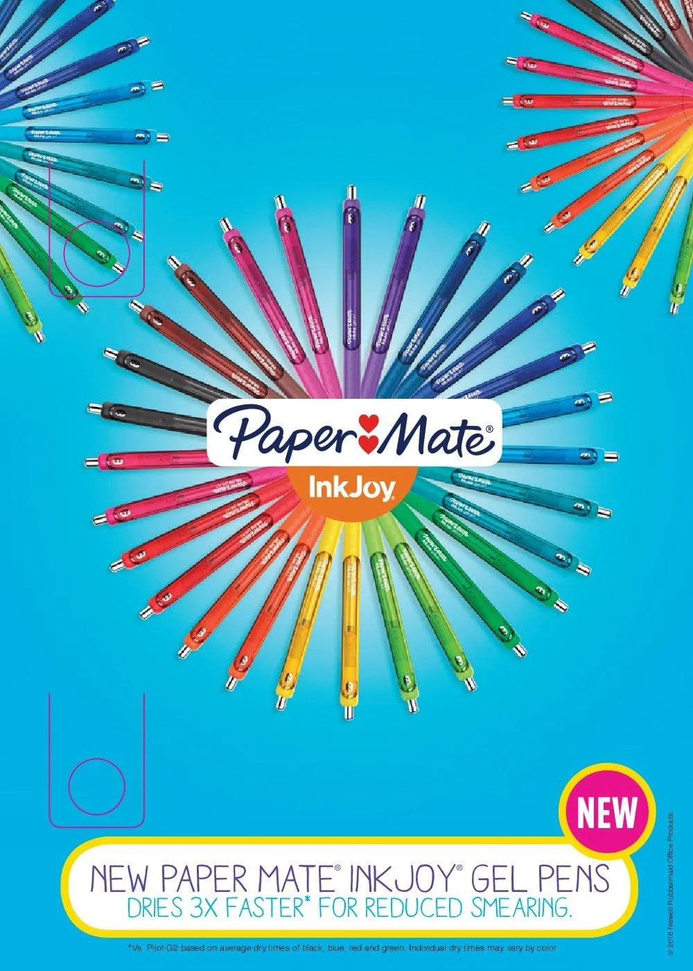 Paper Mate InkJoy Gel Pen Fine Point Black Ink Pens 0.5mm Fine Tip Ergonomic Comfort Grip Box of 12