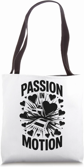 Passion In Motion Animation Draw Sketch Animate Storytelling Tote Bag