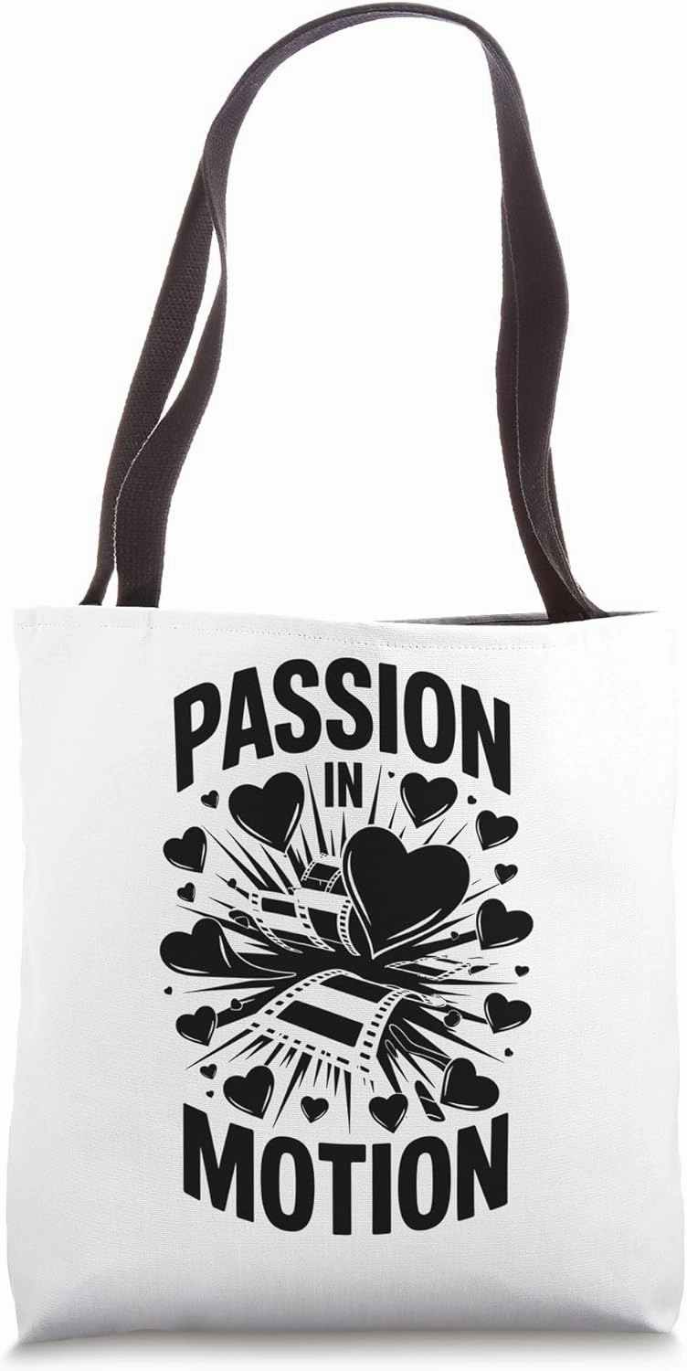 Passion In Motion Animation Draw Sketch Animate Storytelling Tote Bag