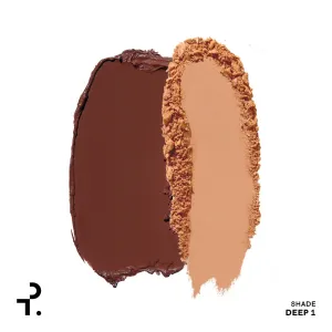 PATRICK TA Major Skin Crème Foundation and Finishing Powder Duo - Deep 1