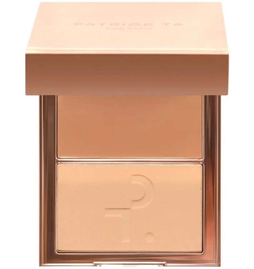 PATRICK TA Major Skin Crème Foundation and Finishing Powder Duo - Light 4 0.73 Ounce (Pack of 1) 1 0.73 Ounce
