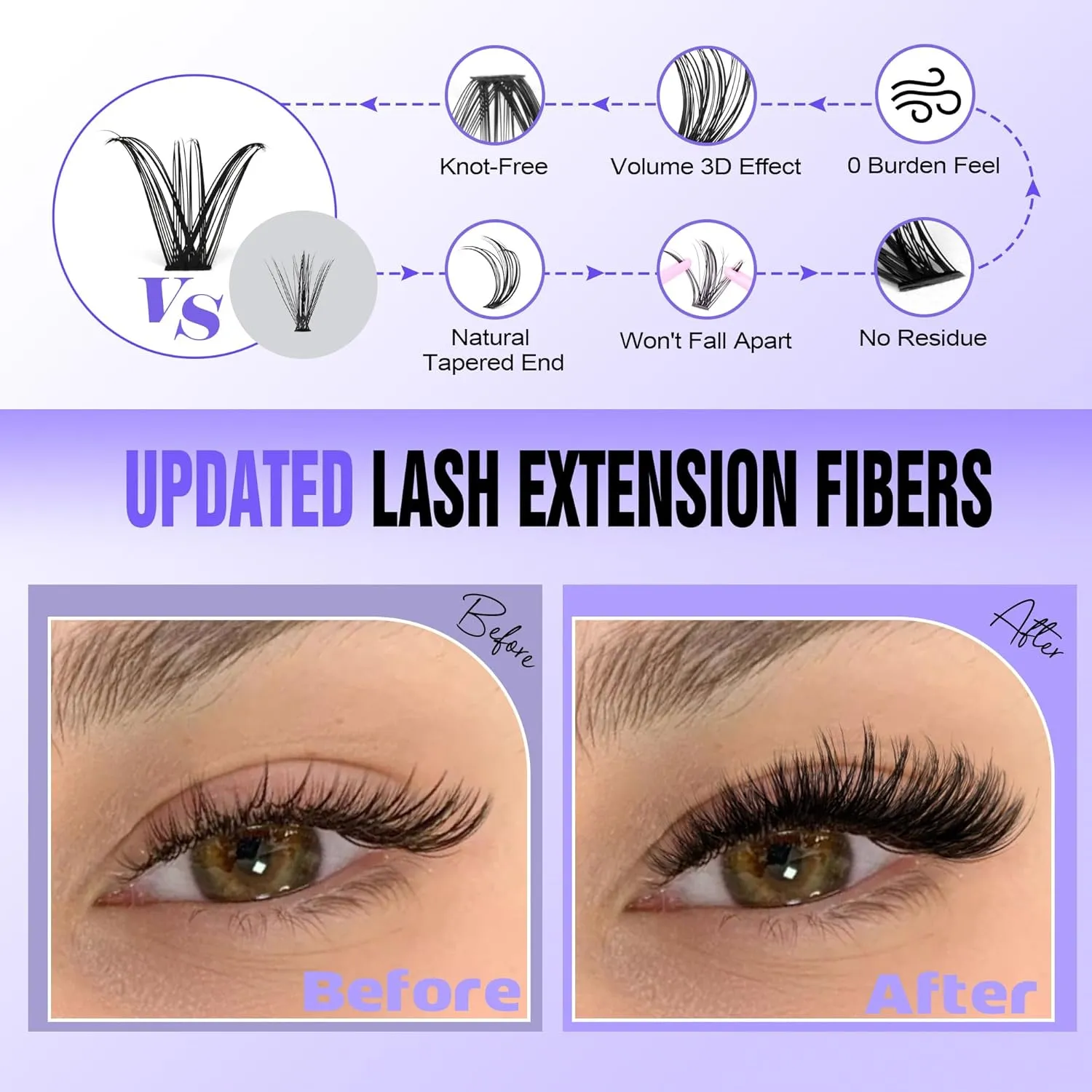 Pawotence Lash Extension Kit DIY 280pcs Individual Lash Clusters Kit 9-16mm 40D Cluster Eyelash Extension Kit with Lash Bond and Seal, Lash Remover, Lash Tweezers for Self Use (40D, 9-16mm, All Kit)