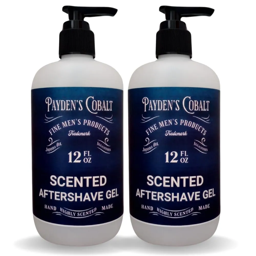Payden's Cobalt Orange & Cedar For Men Scented After Shave Gel, 12 Oz (2 Pack)