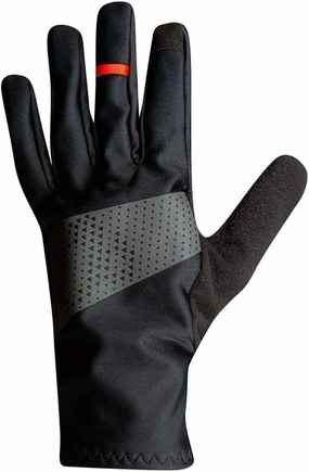 PEARL IZUMI Men's Gel Gloves, Insulated Cyclone Cycling Glove, Palm Padding with 4-Way Stretch, Touchscreen Compatible, Black, Small