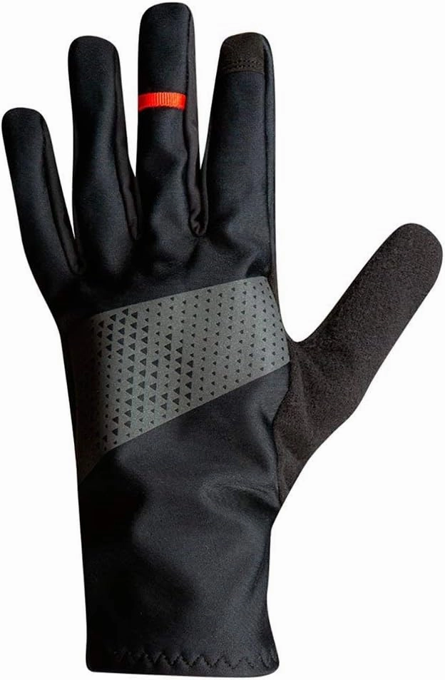 PEARL IZUMI Men's Gel Gloves, Insulated Cyclone Cycling Glove, Palm Padding with 4-Way Stretch, Touchscreen Compatible, Black, Small