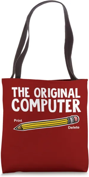 Pencil the Original Computer Tote Bag