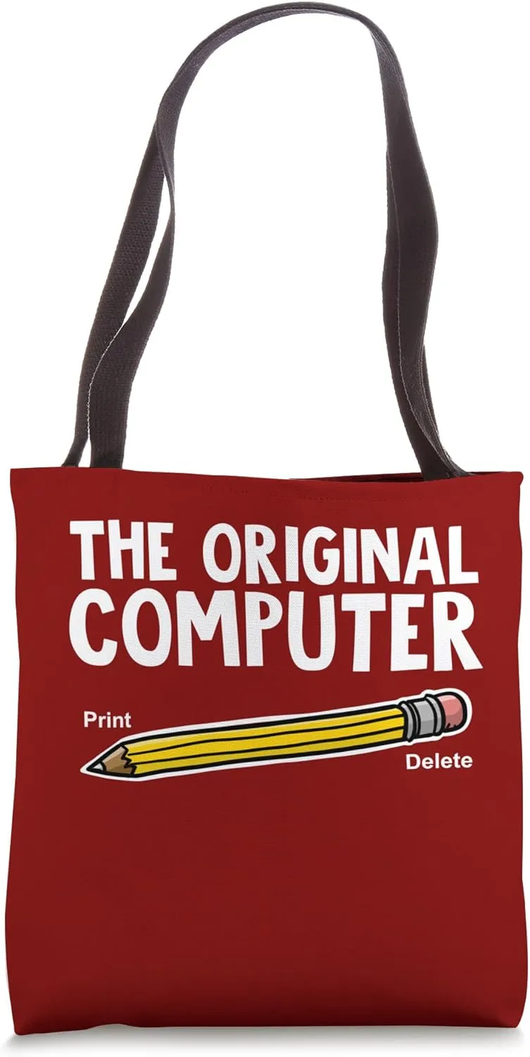 Pencil the Original Computer Tote Bag