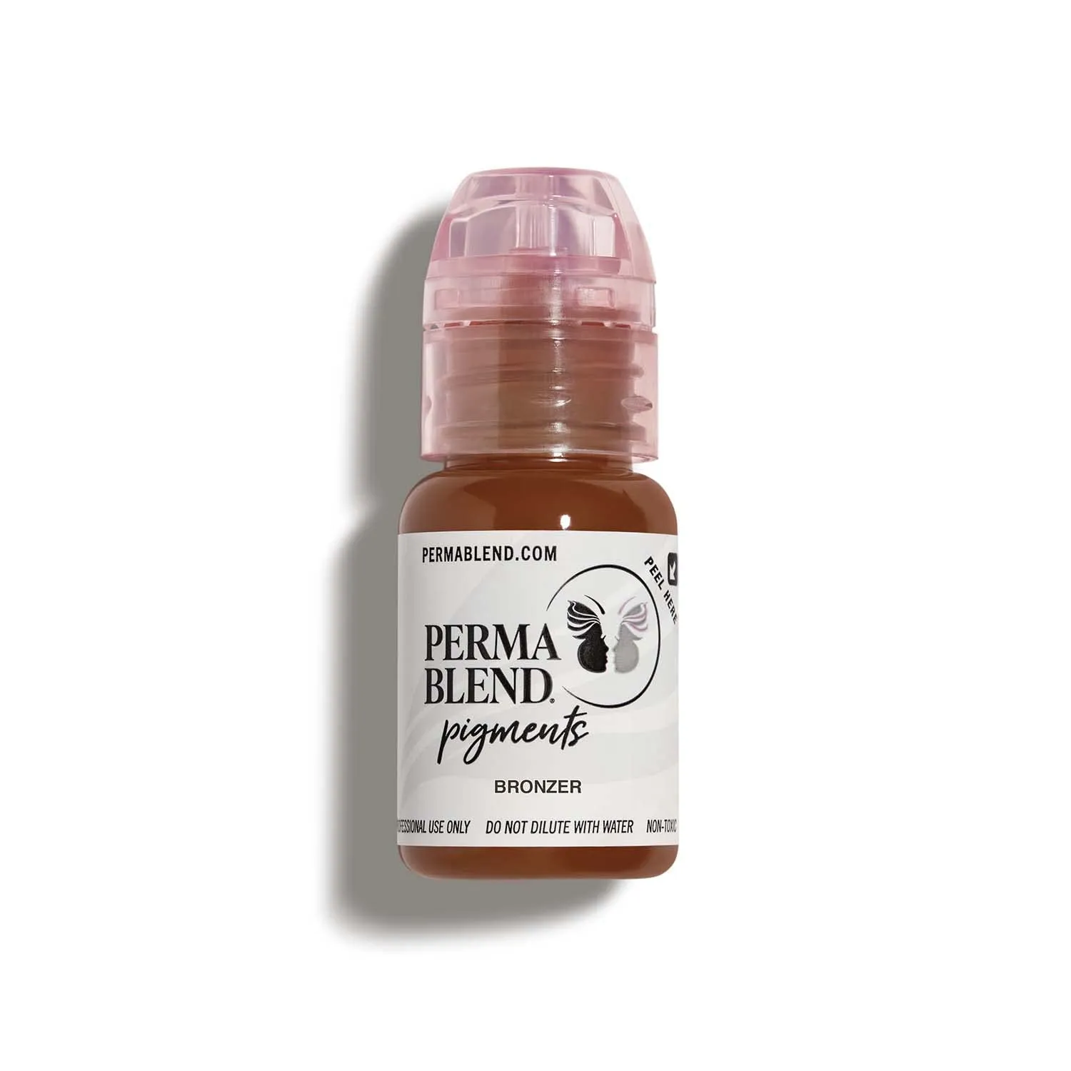 Perma Blend - Bronzer - Microblading Ink for Permanent Eyeliner - Professional Tattoo Ink - Red-Brown Tattoo Ink Makeup - Vegan (0.5 oz)