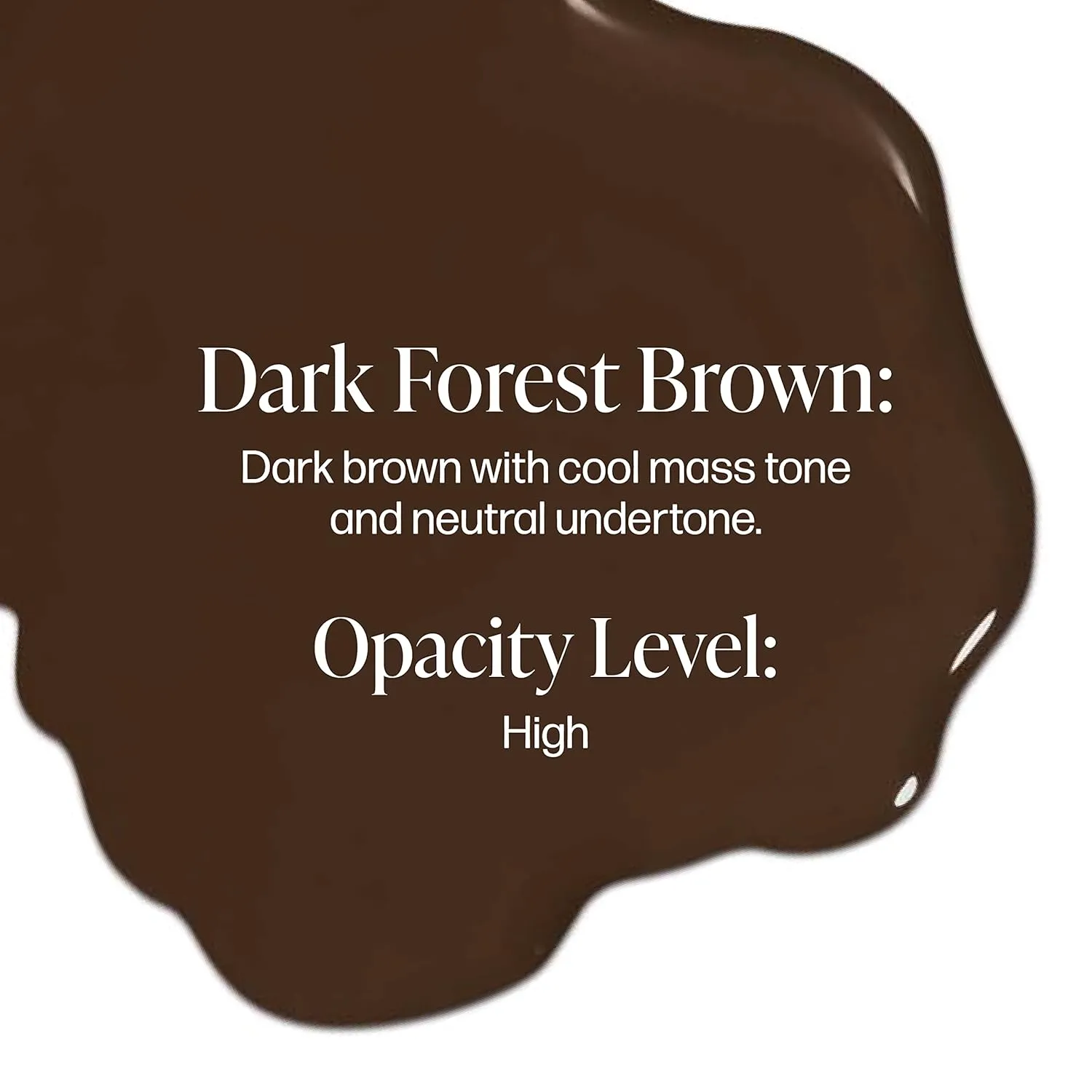 Perma Blend - Dark Forest Brown - Microblading Ink for Permanent Eyeliner - Professional Tattoo Ink - Neutral Cool Dark Brown Tattoo Ink Makeup - Vegan (0.5 oz)