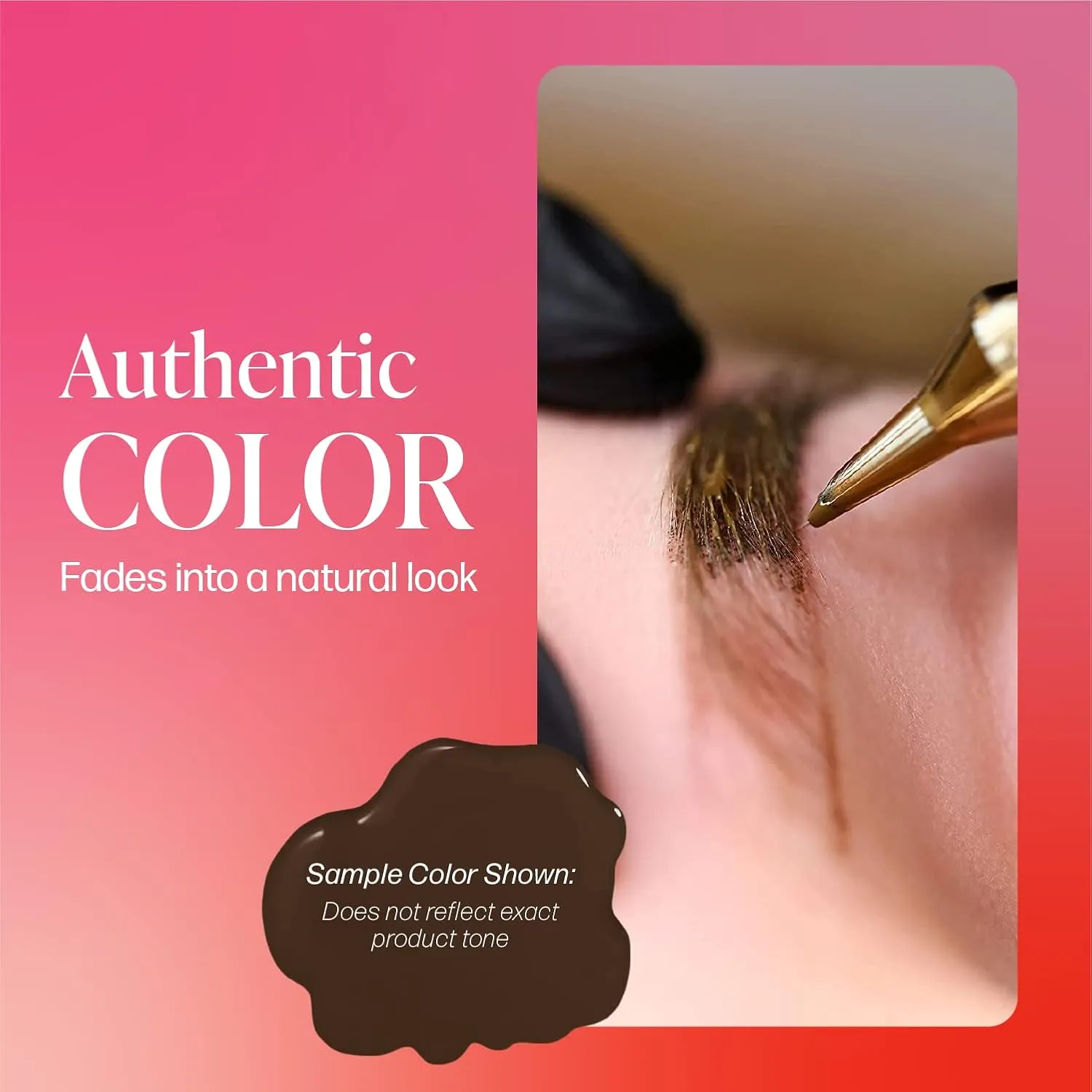 Perma Blend Espresso Brown Tattoo Ink - Professional Microblading Ink for Permanent Makeup - Cool Medium/Dark Brown Permanent Pigment - Vegan (0.5 oz)