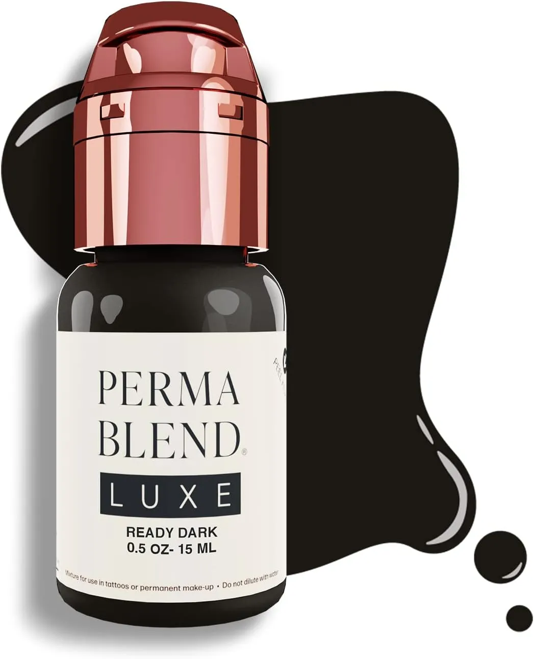 Perma Blend Luxe - Ready Dark - Microblading Ink to Enhance Lip Color or Permanent Eye Liner - Lip Tattoo & Lip Blushing Supplies for Permanent Lip Color - Dark Brown Tattoo Ink - Vegan (0.5 oz)