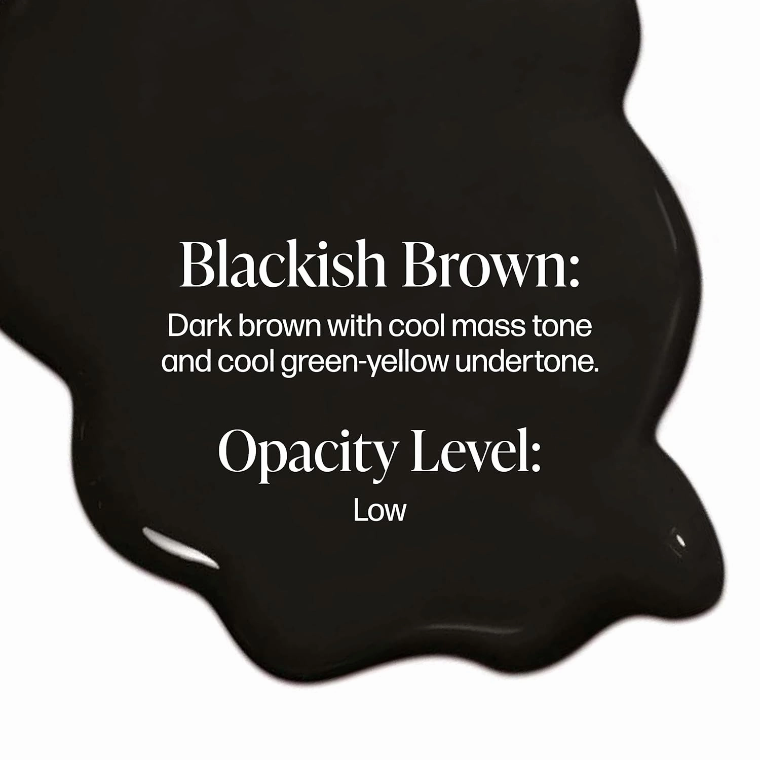 Perma Blend Blackish Brown Tattoo Ink - Cool-Toned PMU Pigment for Eyeliner and Brow Enhancements, Gamma-Sterilized, Safe for Fitzpatrick 4–6 - Vegan Tattoo Supplies & Equipment for Microblading