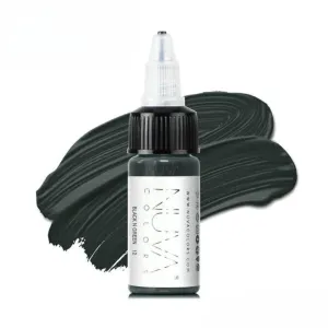 Permanent Eyeliner Pigment, Customizable, Cool Undertone for Microblading, Lash Line, Winged Eyeliner, Stardust or Smokey, Long-Lasting, Vegan, Made in USA (Black and Green)