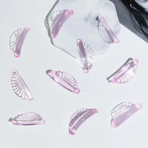PERMANIA Lash Lift Pads, New Self-Adhesive Super Soft 10 Pcs/5 Sizes Shell Pink Lash Lift Rods Extreme Eyelash Curler
