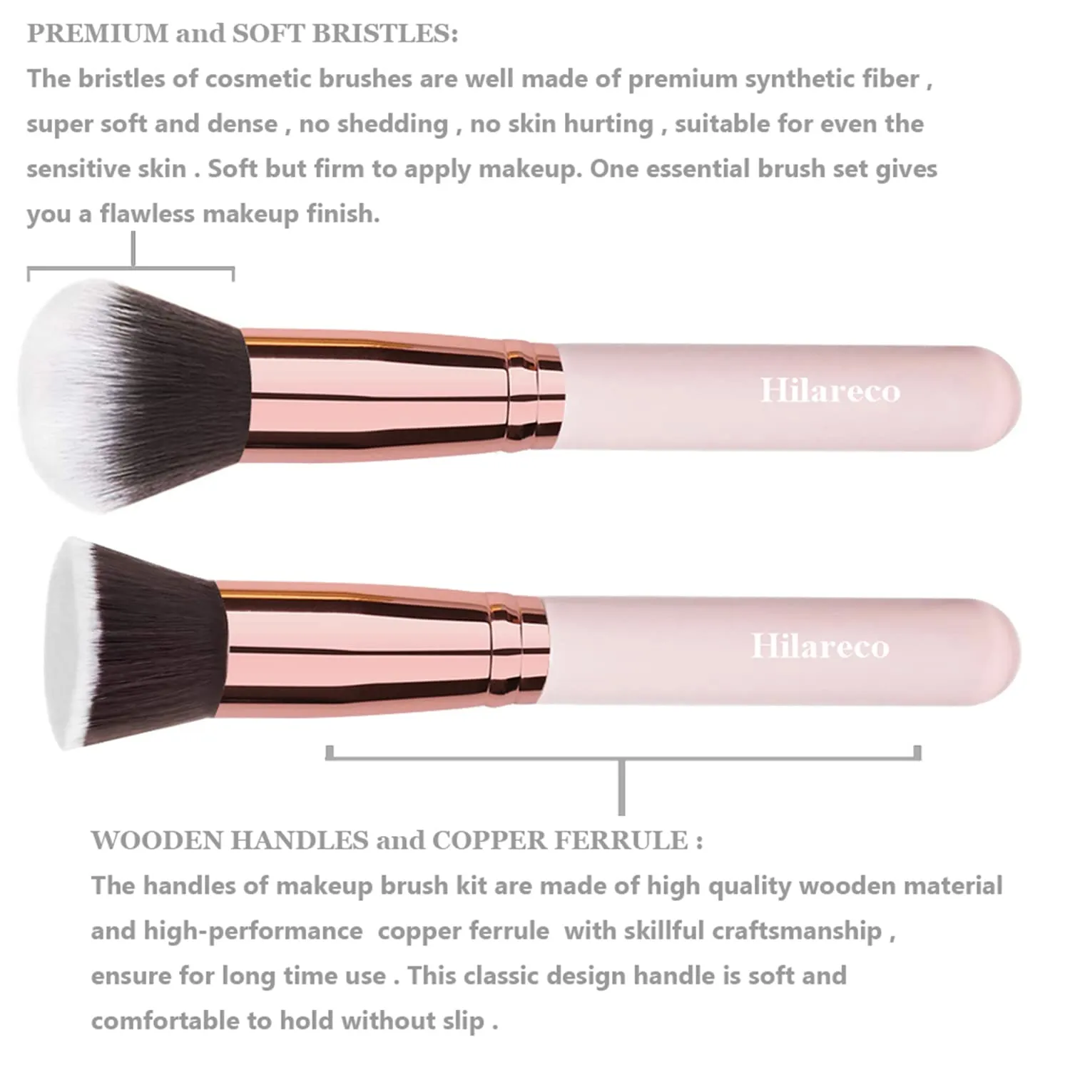 Phoera Foundation,Full Coverage Foundation,Hilareco Concealer Foundation Flawless 30ml Natural Matte Oil Control Concealer Facial Blemish for Women Girls (2 PCS 107 Hone)
